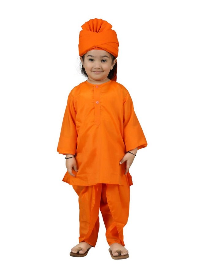 BookMyCostume Swami Vivekananda Historical Personality Kids Fancy Dress Costume 5-6 years