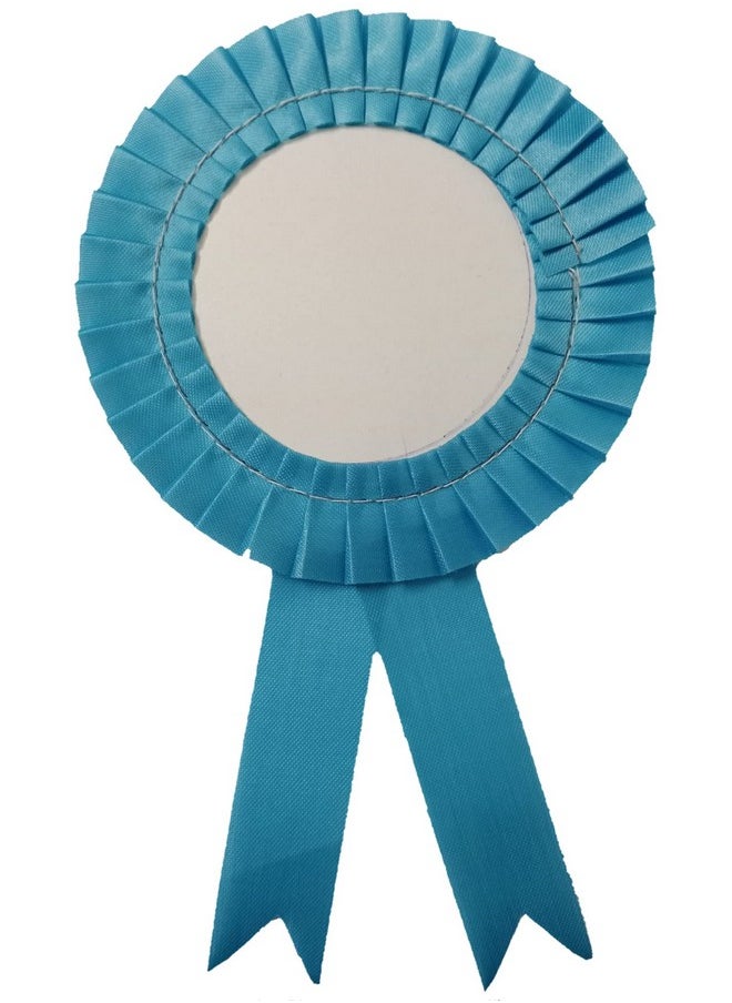 Satin Badge for Event,Party, and Conference (Pack of 20) (Sky Blue)