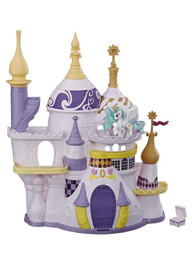 My Little Pony Canterlot Castle Playset with Princess Celestia Figure and Accessory