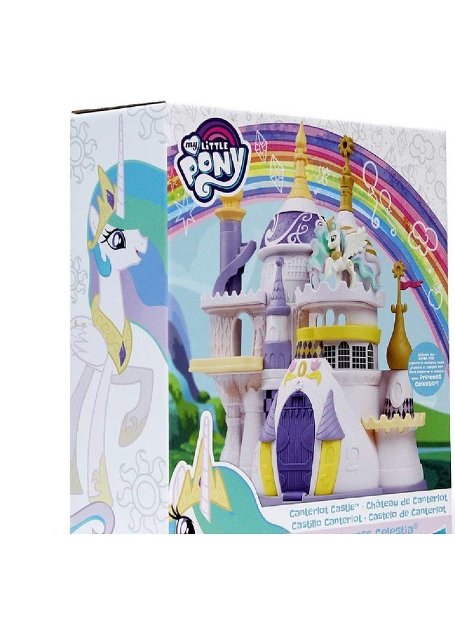 My Little Pony Canterlot Castle Playset with Princess Celestia Figure and Accessory