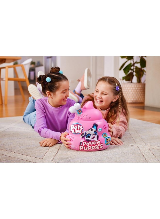 Pets Alive Pooping Puppies (Husky) by ZURU Surprise Puppy Plush, Ultra Soft Plushies, Interactive Toy Pets, Electronic Pet Puppy for Girls and Children