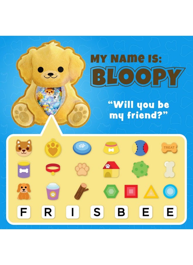 BIZYBOO - The Original Seek & Find Plush - Hidden Object Search Problem Solving Educational Matching Game for Kids 2 and Up (Bloopy)