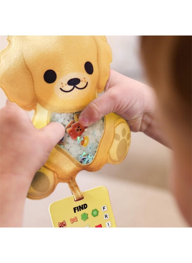 BIZYBOO - The Original Seek & Find Plush - Hidden Object Search Problem Solving Educational Matching Game for Kids 2 and Up (Bloopy)