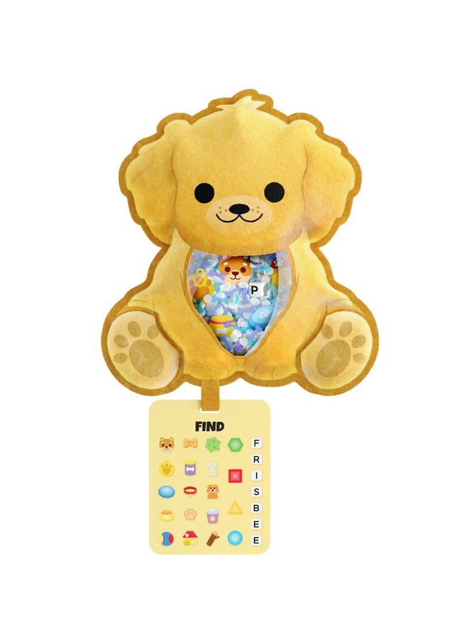 BIZYBOO - The Original Seek & Find Plush - Hidden Object Search Problem Solving Educational Matching Game for Kids 2 and Up (Bloopy)