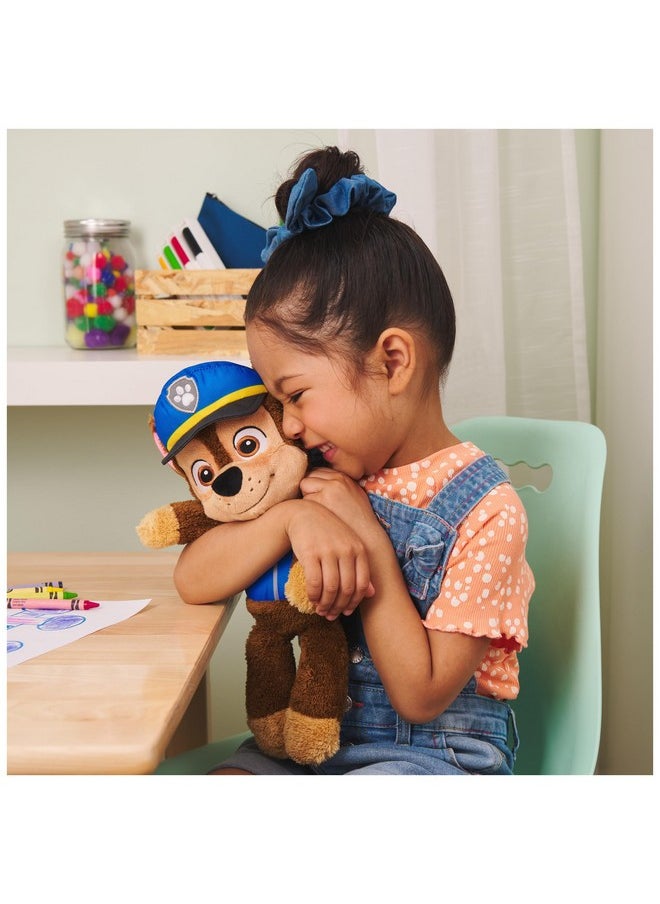 GUND PAW Patrol Official Chase Take Along Buddy Plush Toy, Premium Stuffed Animal for Ages 1 & Up, Blue/Brown, 13”