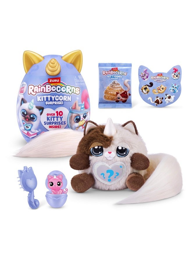 Kittycorn Surprise Series 3 (Himalayan) by ZURU, Plush Toy, Collectible Plush Stuffed Animal, Slime, Surprise Eggs for Girls