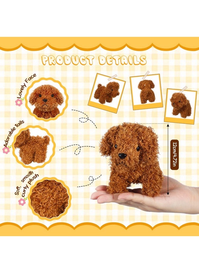 Sosation 20 Pcs Mini Plush Stuffed Puppy Bulk Operation Christmas Party Favor Gift Dog Party Gift Toy Soft Plush Dog for Goodie Bag Fillers Kids Baby Show Birthday Carnival Prize(Multicolor)