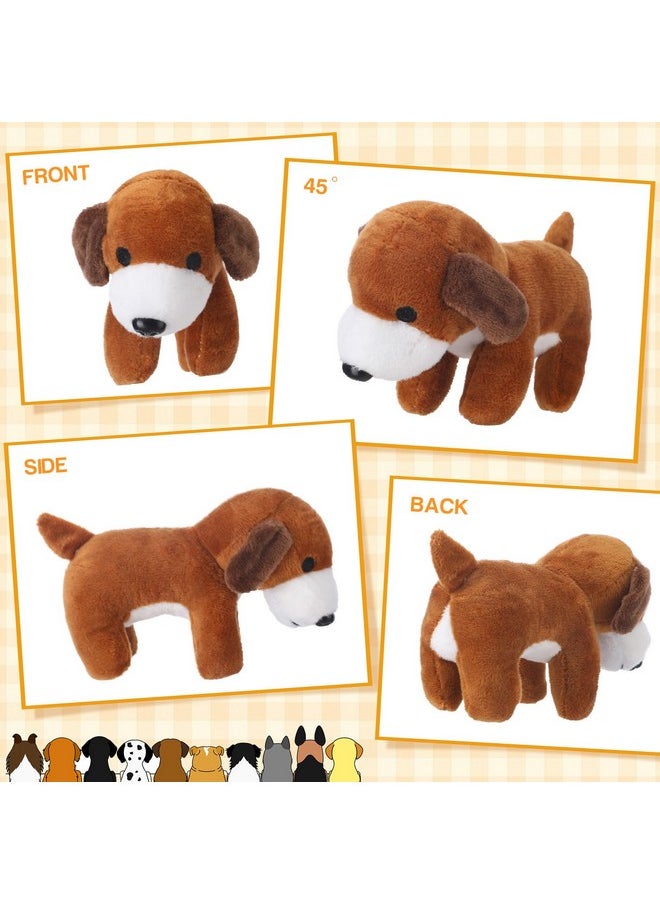 Sosation 20 Pcs Mini Plush Stuffed Puppy Bulk Dog Party Favor Gift Toy Soft Plush Dog for Goodie Bag Fillers Kids Baby Show Birthday Carnival Prize Party
