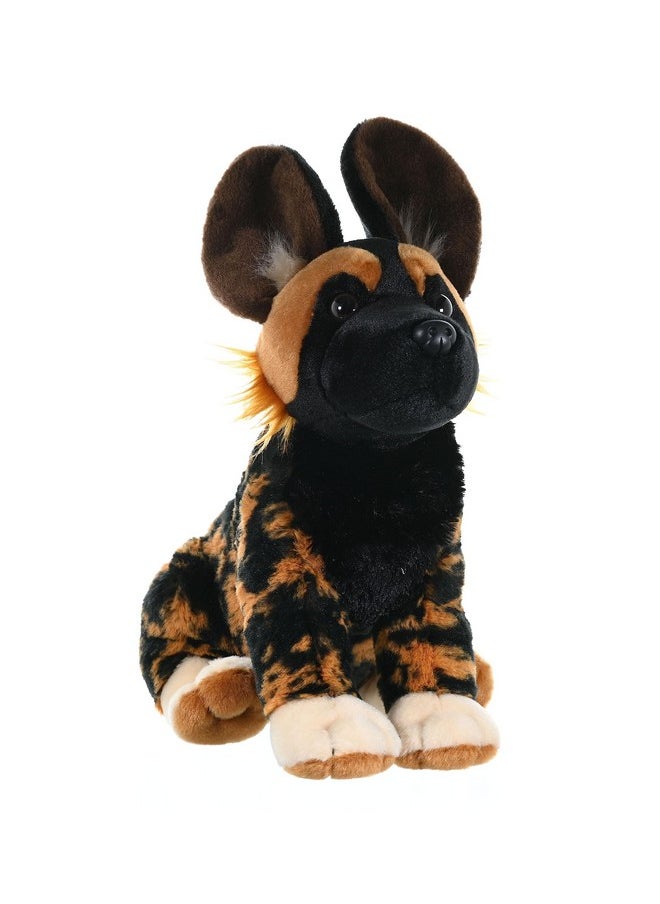 Wild Republic African Wild Dog Plush, Stuffed Animal, Plush Toy, Gifts for Kids, Cuddlekins 12 Inches