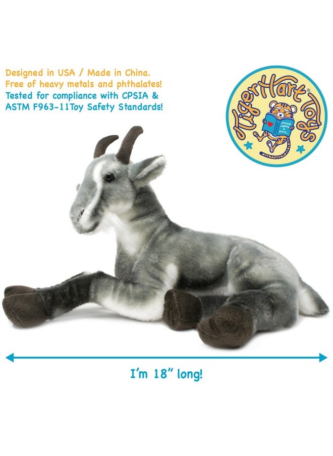 VIAHART Patrick The Pygmy Goat - 18 Inch Large Stuffed Animal Plush - by TigerHart Toys