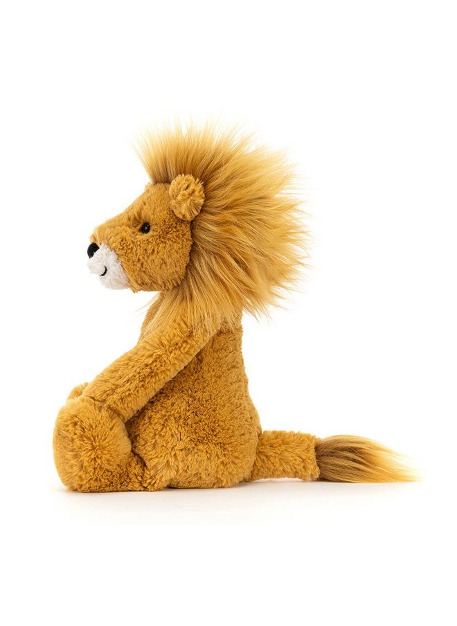 Jellycat Bashful Lion Stuffed Animal, Medium 12 inches | Big Cat Plush Toy | Classic Children's Gift
