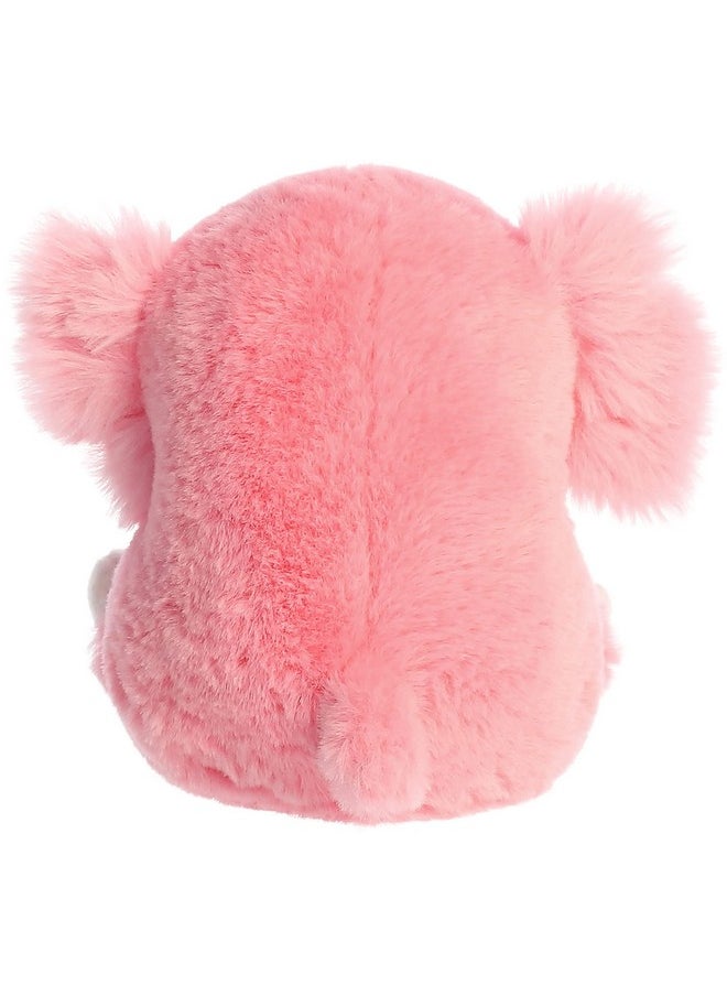 Aurora® Round Rolly Pet™ Ari Axolotl™ Stuffed Animal - Adorable Companions - On-The-Go Fun - Pink 5 Inches