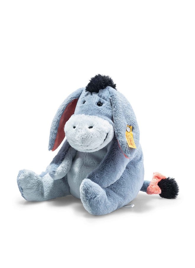 Steiff Disney Soft Cuddly Friends Eeyore, Premium Stuffed Animal, Bluish Gray, Over 9.5