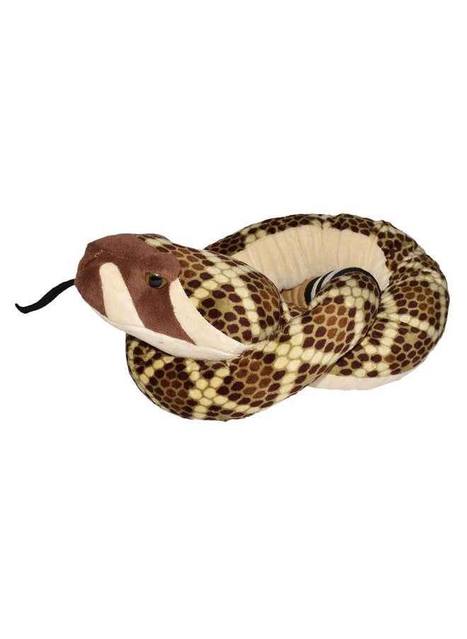 Wild Republic Snakesss Western Diamond,Stuffed Animal, Soft Toy, Gifts for Kids, 54 Inches