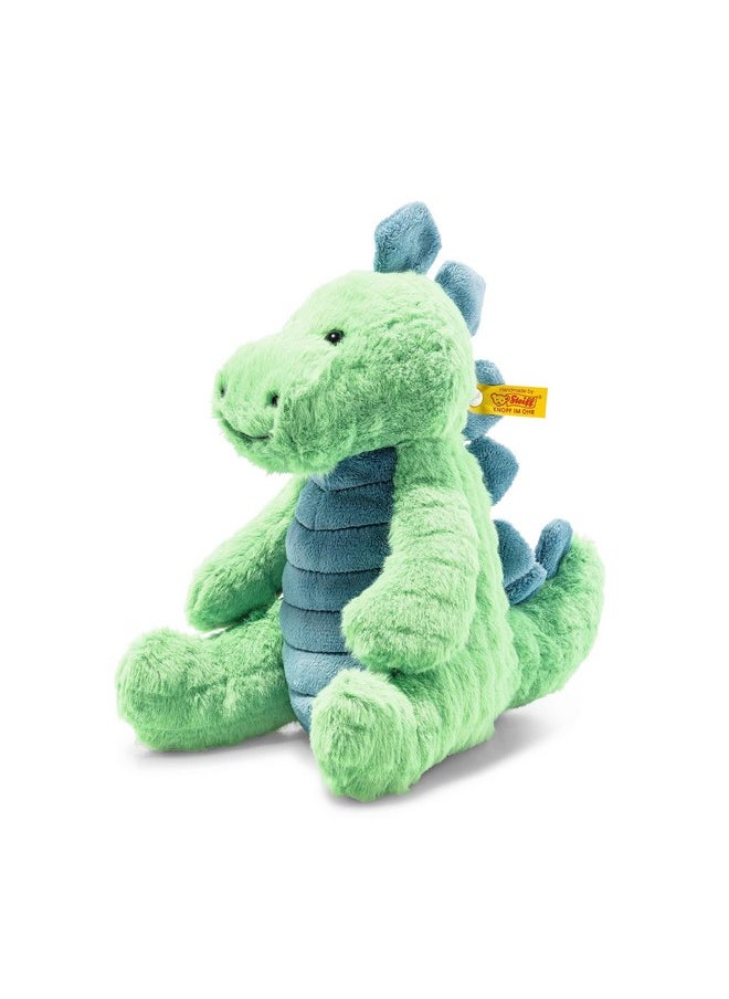 Steiff Spott Stegosaurus Dinosaur, Premium Stegosaurus Plush Stuffed Animal, Dinosaur Toys, Stuffed Dino, Dinosaur Stuffed Animal for Girls Boys and Kids, Soft Cuddly Friends (Green & Blue, 11