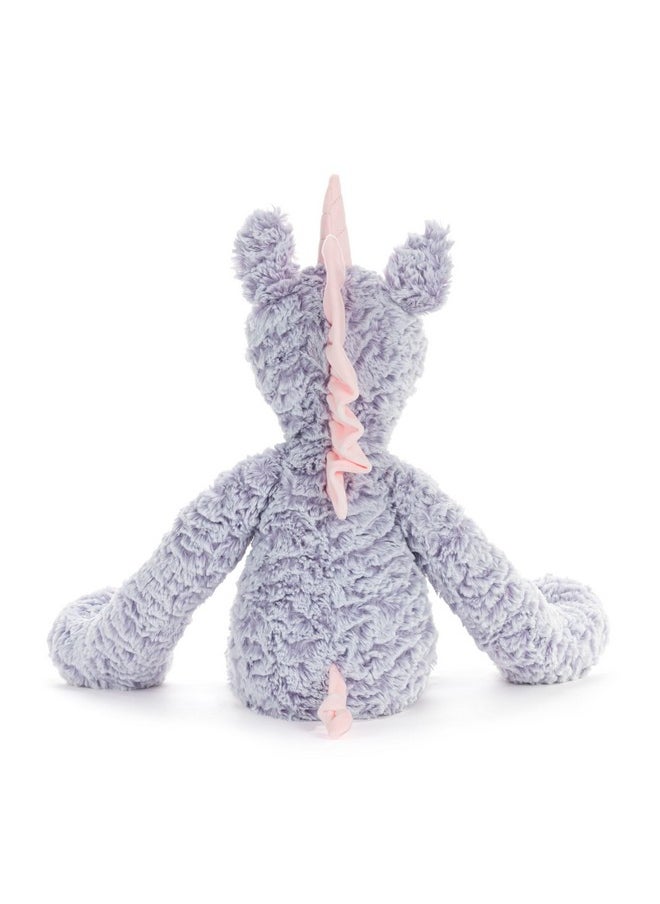 DEMDACO Heartful Hugs 14 x 13 Inch Polyester, Soft Cuddly, Weighted, Toy, Plush Stuffed Animal Purple and Grey, Unicorn