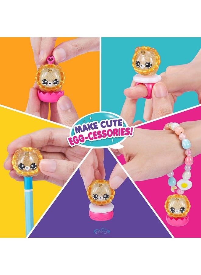 Rainbocorns Eggzania Surprise Mania Series 1 (Elephant) by ZURU, Collectible Plush Stuffed Animal, Surprise Eggs, 5 Mini Eggs, Stickers, DIY Jewelry, Slime, Ages 3+ for Girls, Children