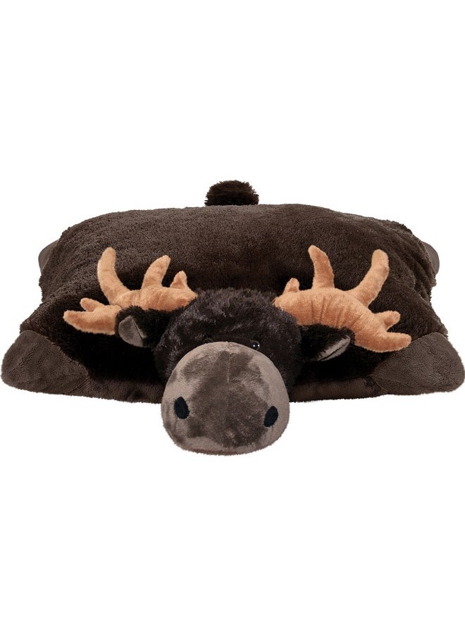 Pillow Pets Wild Moose Stuffed Animal Plush Toy 18 Inches, Brown, Large