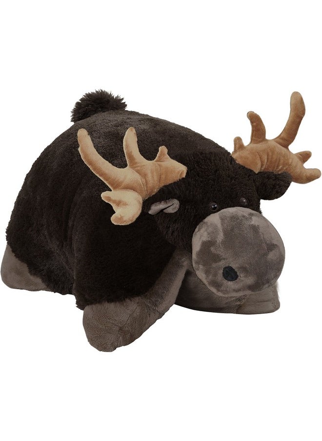 Pillow Pets Wild Moose Stuffed Animal Plush Toy 18 Inches, Brown, Large