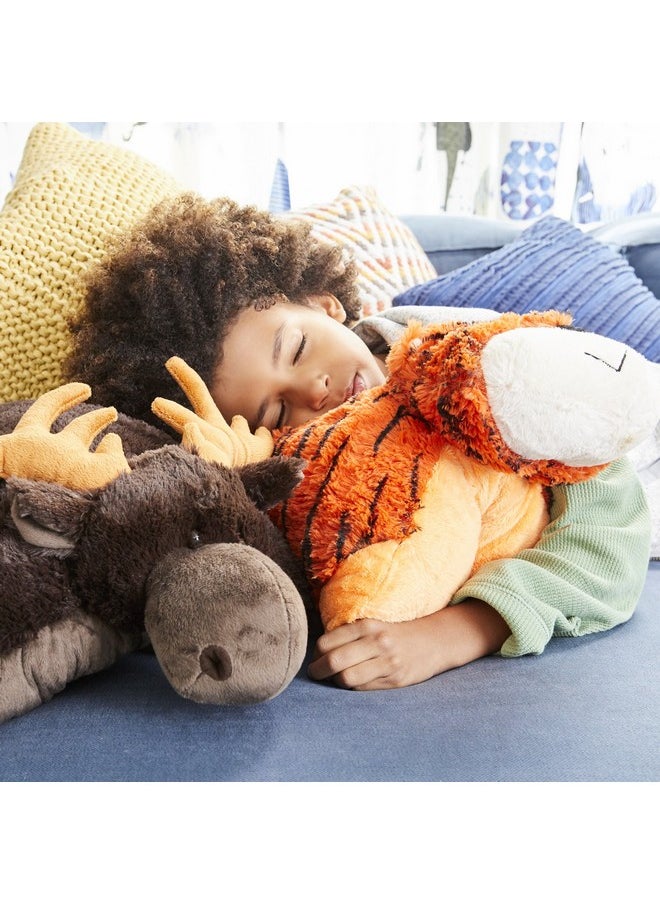 Pillow Pets Wild Moose Stuffed Animal Plush Toy 18 Inches, Brown, Large
