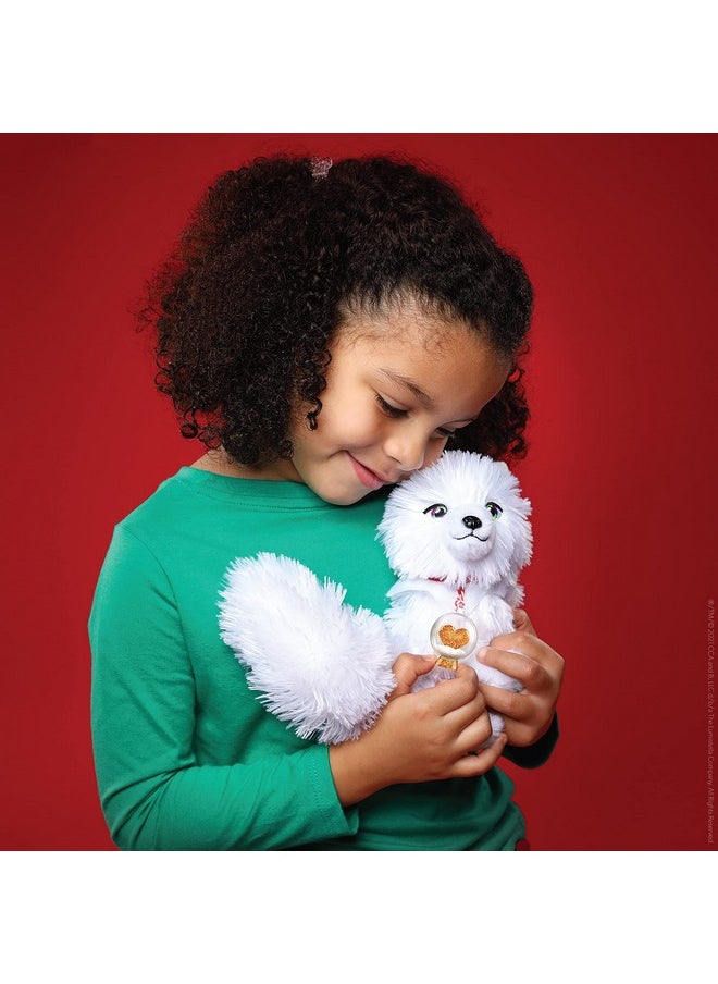 Elf Pets: an Artic Fox Tradition - Huggable Elf Pet Arctic Fox Stuffed Animal - Includes Beautifully Illustrated Hardbound Storybook, Mini Snow Globe Charm and Official Adoption Certificate