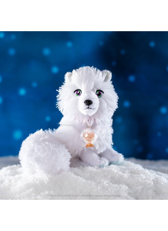 Elf Pets: an Artic Fox Tradition - Huggable Elf Pet Arctic Fox Stuffed Animal - Includes Beautifully Illustrated Hardbound Storybook, Mini Snow Globe Charm and Official Adoption Certificate