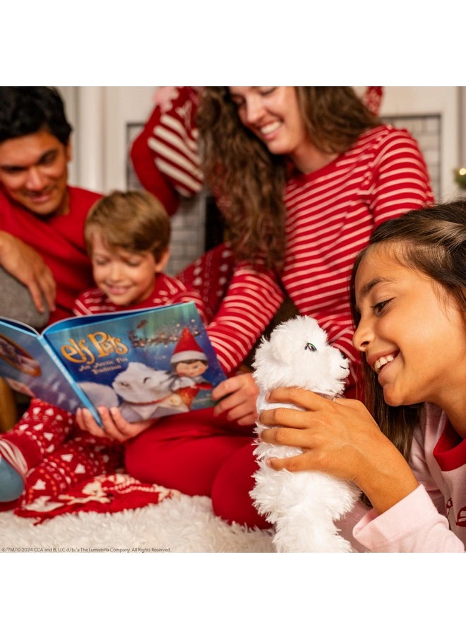 Elf Pets: an Artic Fox Tradition - Huggable Elf Pet Arctic Fox Stuffed Animal - Includes Beautifully Illustrated Hardbound Storybook, Mini Snow Globe Charm and Official Adoption Certificate