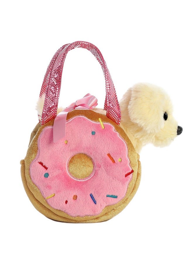 Aurora® Fashionable Fancy Pals™ Yummy Puppy Stuffed Animal - On-The-go Companions - Stylish Accessories - Multicolor 7 Inches