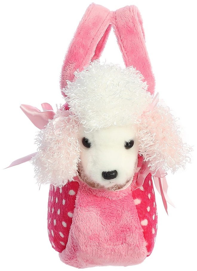 Aurora® Fashionable Fancy Pals™ Fancy Pink Polka Dot™ Stuffed Animal - On-The-go Companions - Stylish Accessories - 8 Inches
