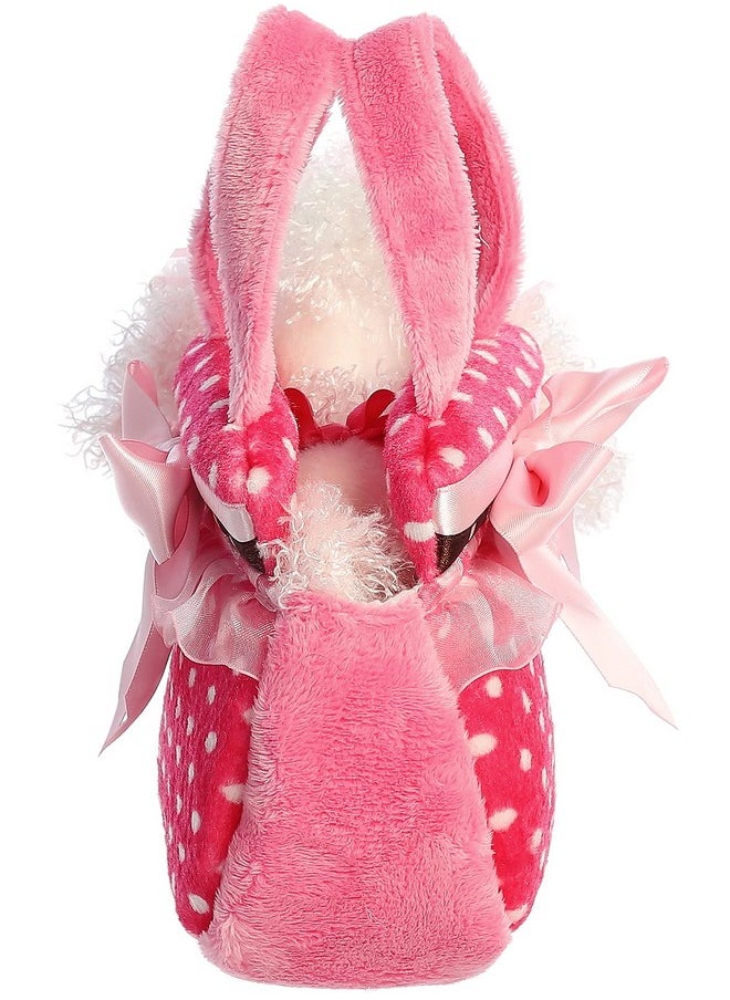 Aurora® Fashionable Fancy Pals™ Fancy Pink Polka Dot™ Stuffed Animal - On-The-go Companions - Stylish Accessories - 8 Inches