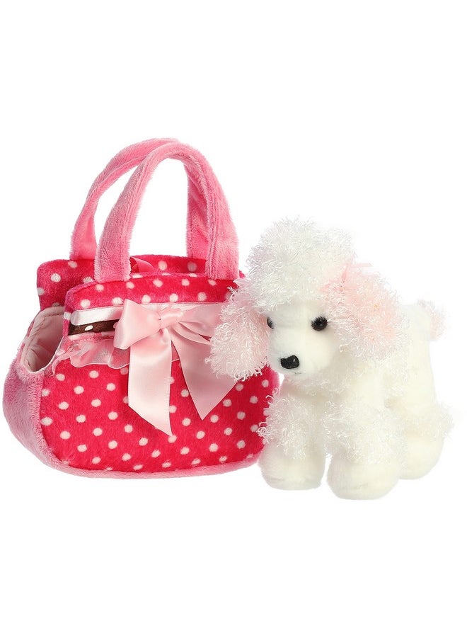 Aurora® Fashionable Fancy Pals™ Fancy Pink Polka Dot™ Stuffed Animal - On-The-go Companions - Stylish Accessories - 8 Inches