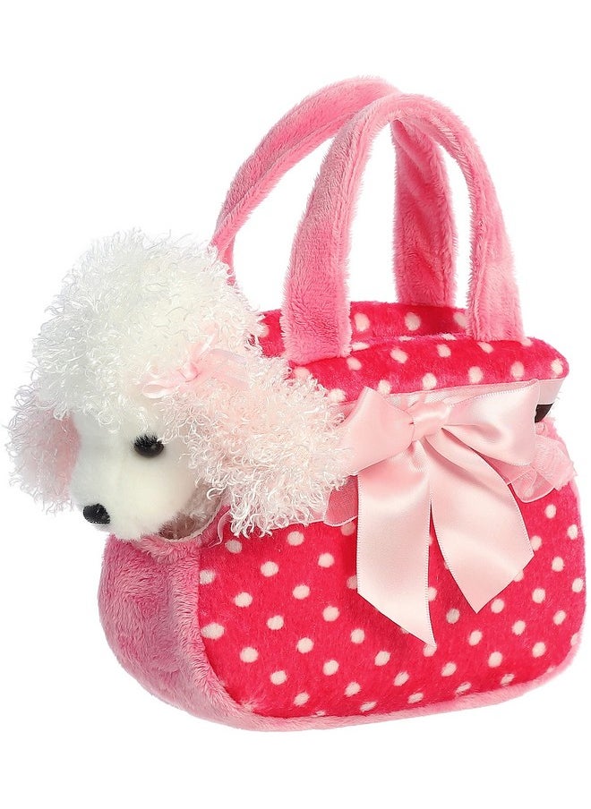 Aurora® Fashionable Fancy Pals™ Fancy Pink Polka Dot™ Stuffed Animal - On-The-go Companions - Stylish Accessories - 8 Inches