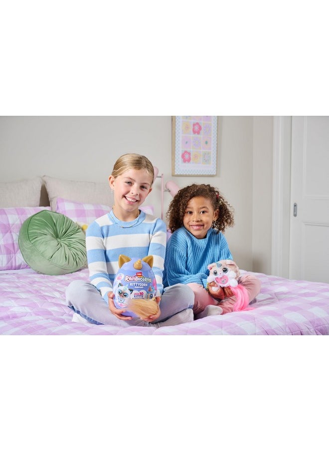Kittycorn Surprise Series 3 (Maine) by ZURU, Plush Toy, Collectible Plush Stuffed Animal, Slime, Surprise Eggs for Girls