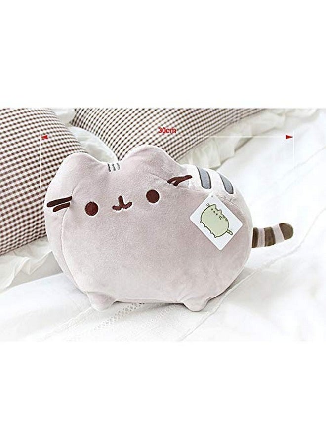 GUND Pusheen The Cat Classic Pose Plush, Kawaii Plush Cat Stuffed Animal for Ages 8 and Up, Gray, 12”