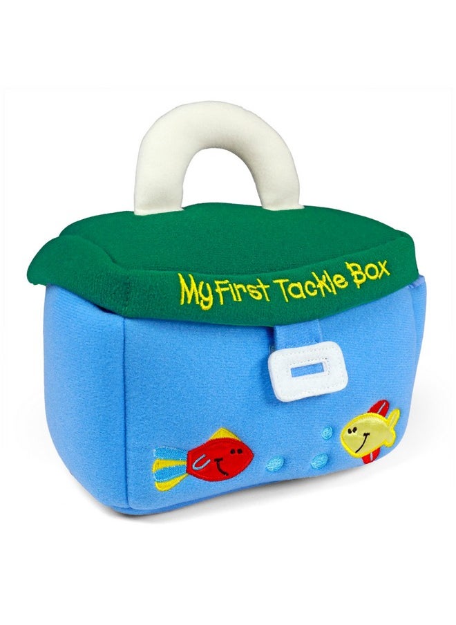 GUND Baby Play Soft Collection, My First Tackle Box 5-Piece Plush Playset with Rattle, Squeaker and Crinkle Plush Toys, Sensory Toy for Babies and Newborns, 8”