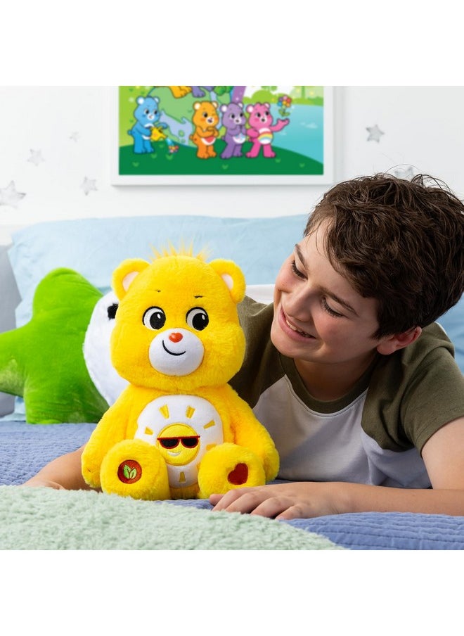 Care Bears Funshine Bear Stuffed Animal, 14 inches