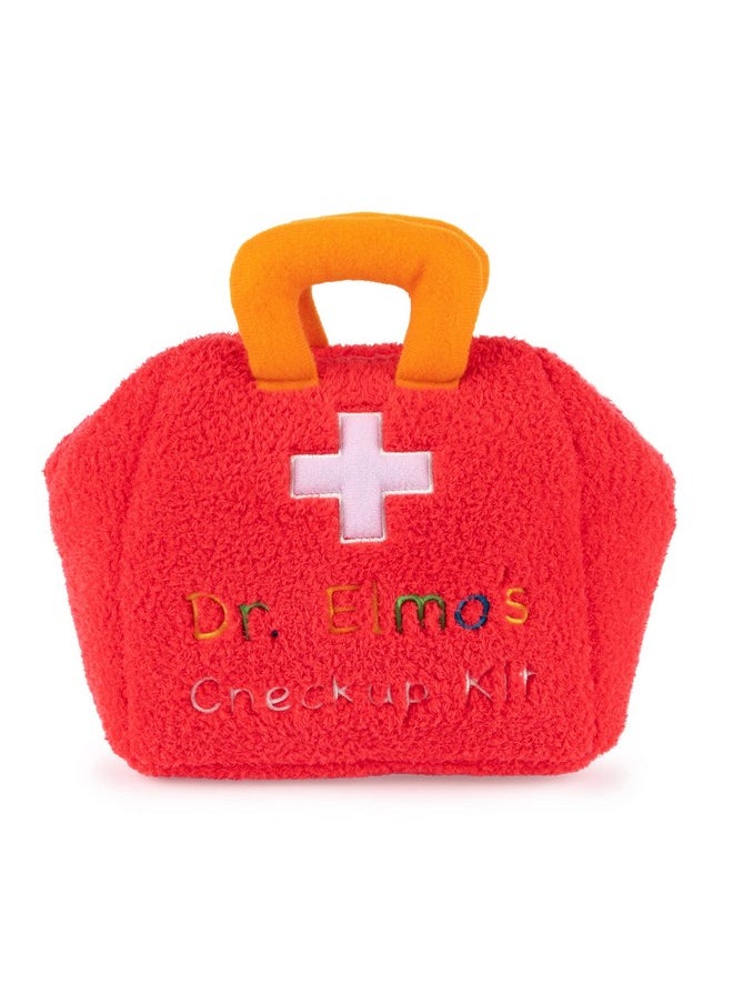 GUND Sesame Street Official Furry Friends Forever Elmo & Tango Checkup Playset, Premium Plush Sensory Playset for Ages 1 & Up, Red, 8”