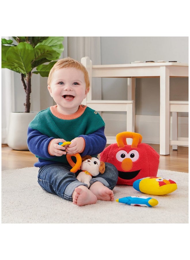 GUND Sesame Street Official Furry Friends Forever Elmo & Tango Checkup Playset, Premium Plush Sensory Playset for Ages 1 & Up, Red, 8”