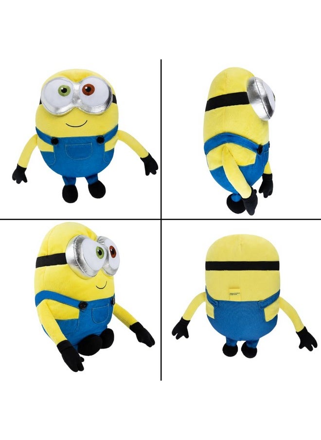 Franco Minions: The Rise of Gru, Bedding Super Soft Plush Bob Cuddle Pillow Buddy, (Official Minions Product)