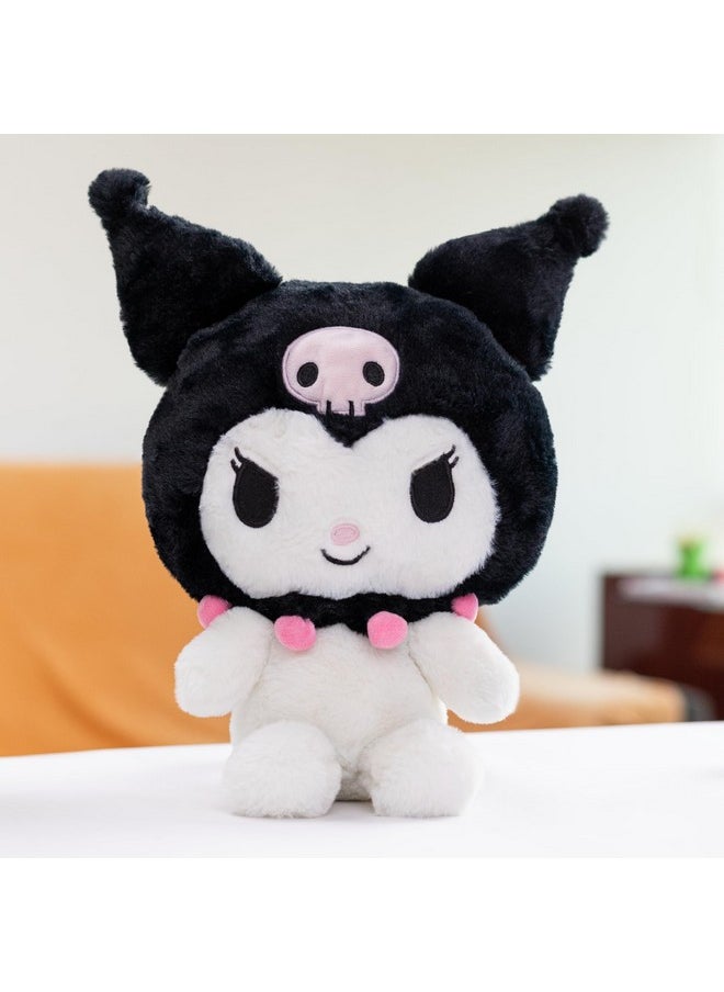 Mirada White Kuromi Plush Toy | Cute and Soft Stuffed Animal for Kids, Girls for Birthdays, Valentine’s Day & Room Decor - 30cm