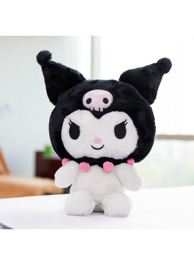 Mirada White Kuromi Plush Toy | Cute and Soft Stuffed Animal for Kids, Girls for Birthdays, Valentine’s Day & Room Decor - 30cm