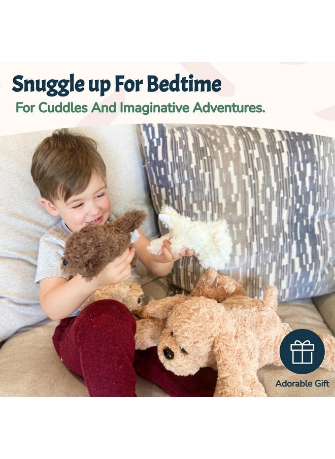 PixieCrush Adopt Me Dog Stuffed Animals for Girls Ages Three to Eight- Mommy Labradoodle with Four Puppies- Magical Dog Pillow Plushie - Enchanting Toy Dog Surprise for Imaginative Play