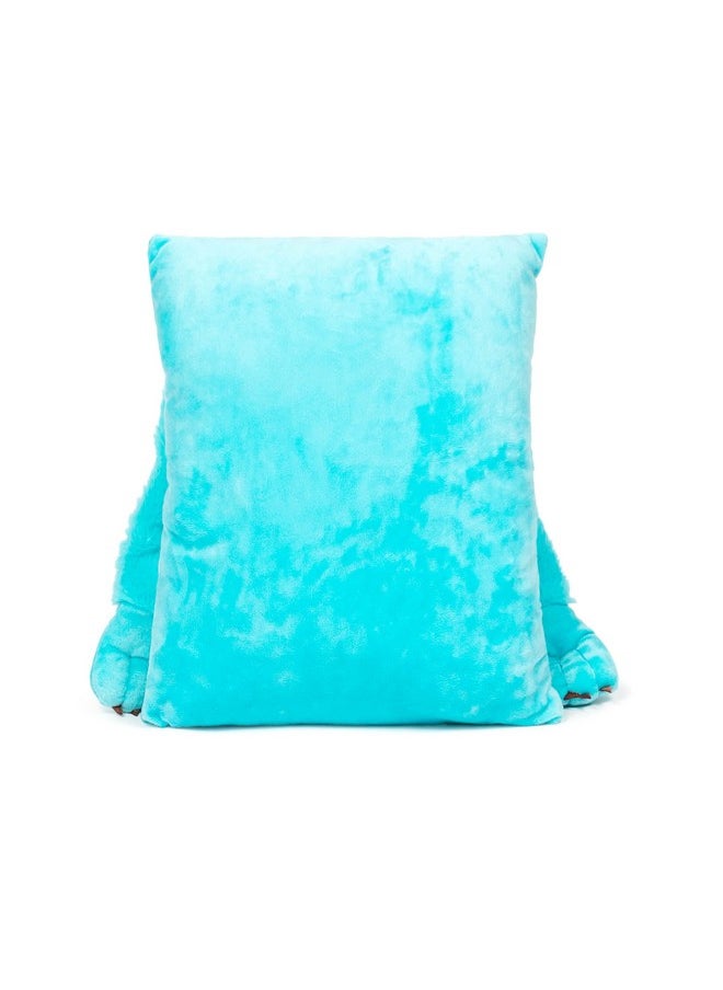 Jay Franco Disney Pixar Monsters Inc James Sullivan - Sully 3D Snuggle Plush Pillow - Super Soft Blue Pillow - Measures 15 Inches