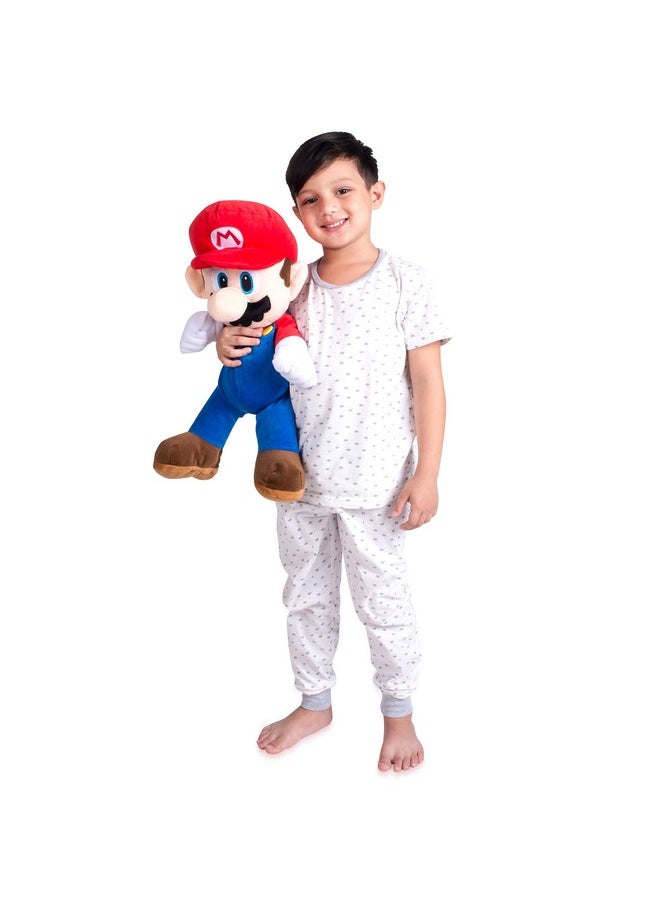 Super Mario Kids Bedding Super Soft Plush Cuddle Pillow Buddy, One Size, By Franco