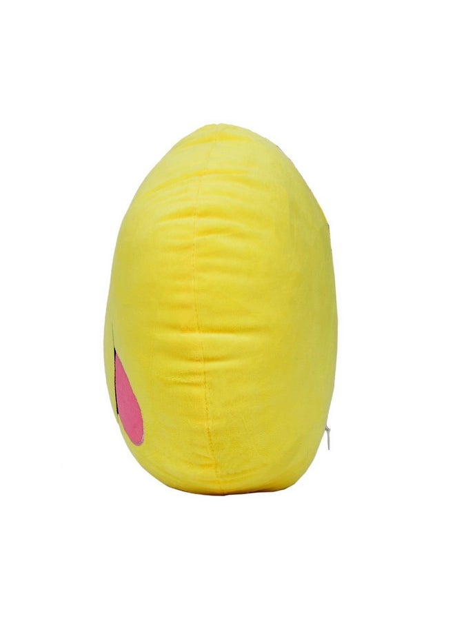 Aarushi Stuffed Soft Yeppy Cushion for Kids Yellow Colour