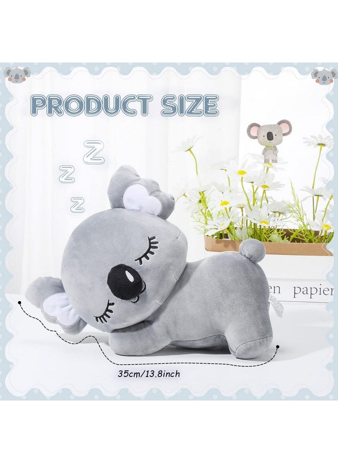13.8 Inch Cute Koala Stuffed Animal Creative Koala Plush Pillow Stuffed Koala Bear Soft Koala Plush Koala Bear Plush Toy Clever Boy's and Girl's Room Decor, Koala Gifts for Boys Girls