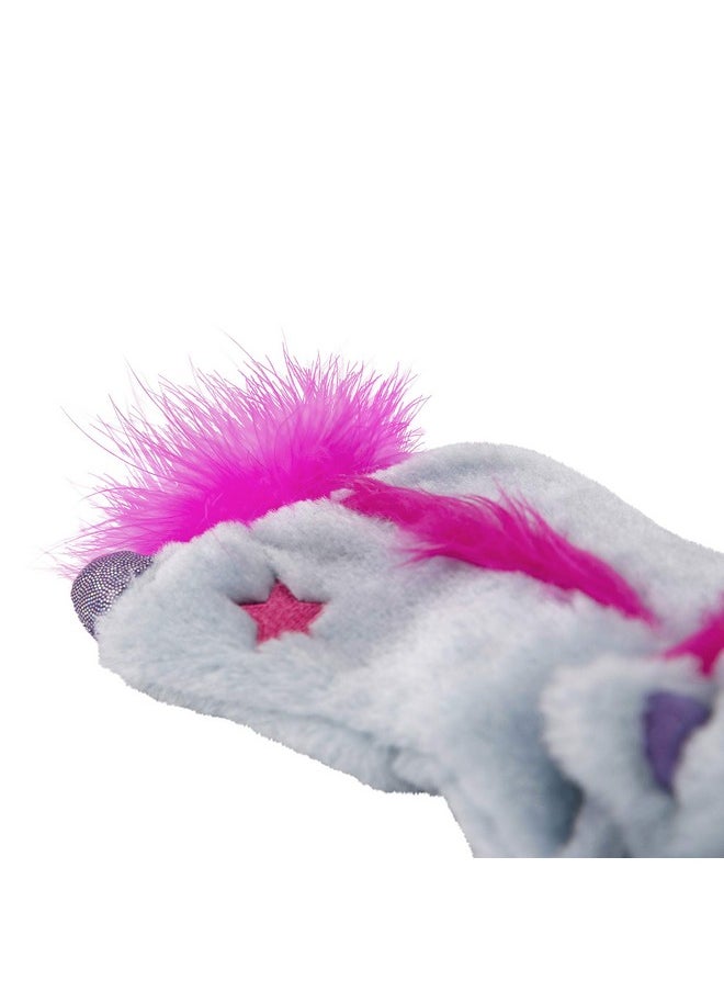 Catstages Cuddle Pal Unicorn Soothing Plush Purple Cat Toy