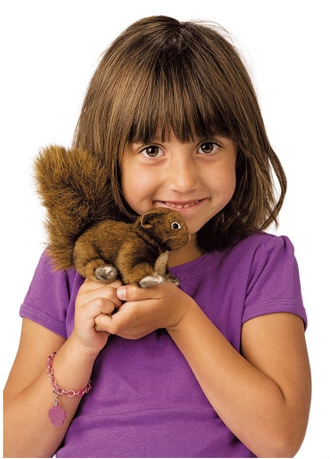 Folkmanis Mini Red Squirrel Finger Puppet Multi-colored, 1 EA