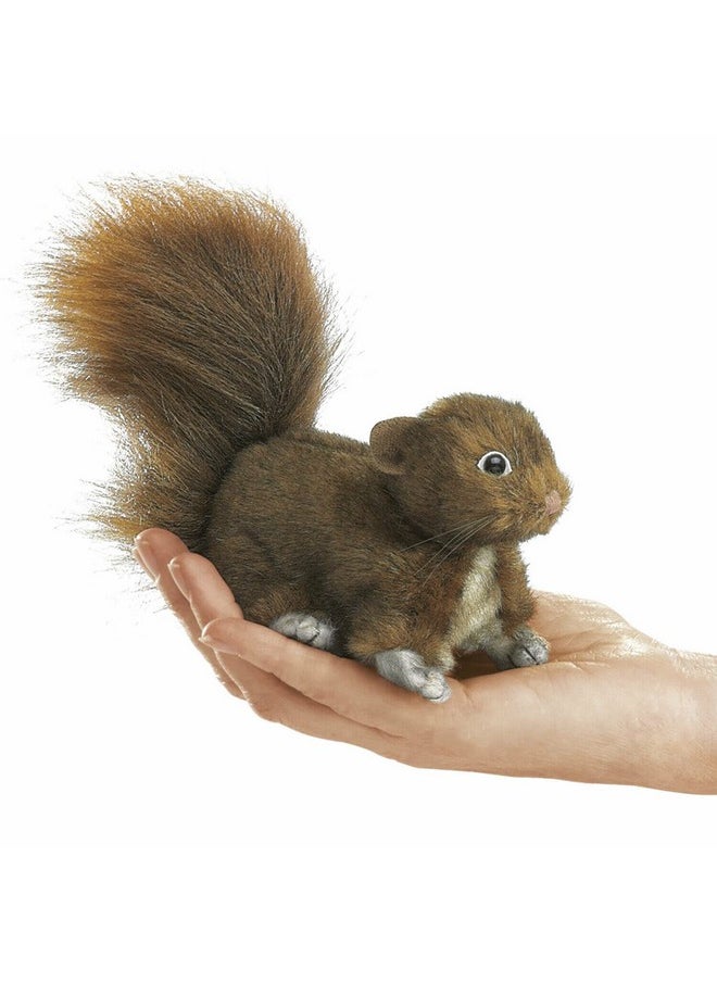 Folkmanis Mini Red Squirrel Finger Puppet Multi-colored, 1 EA