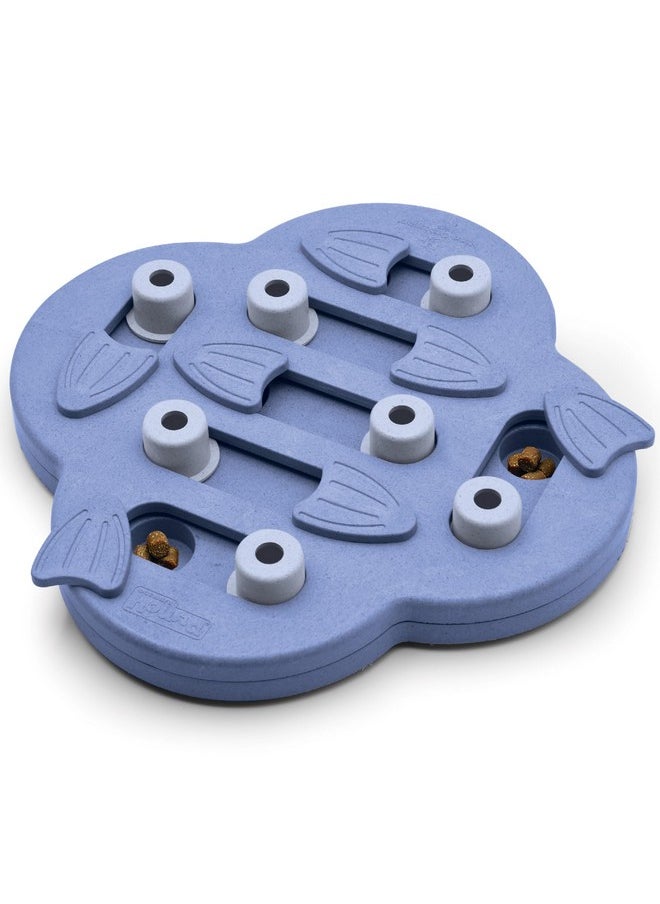 Outward Hound by Nina Ottosson Dog Hide N' Slide Treat Puzzle Enrichment Toy, Level 2 Intermediate, Purple, Composite